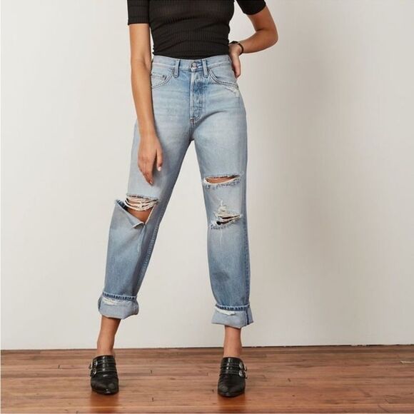 BOYISH Toby boyfriend baggy jeans where the boys are wash